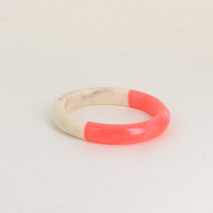Isorya Cuff - thin - two-tone resin