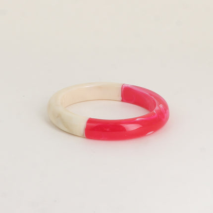 Isorya Cuff - thin - two-tone resin