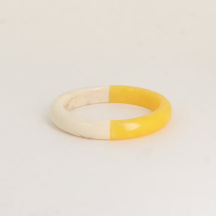 Isorya Cuff - thin - two-tone resin