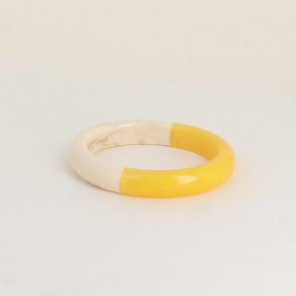 Isorya Cuff - thin - two-tone resin