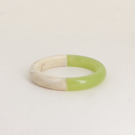 Isorya Cuff - thin - two-tone resin
