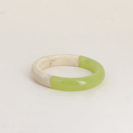 Isorya Cuff - thin - two-tone resin