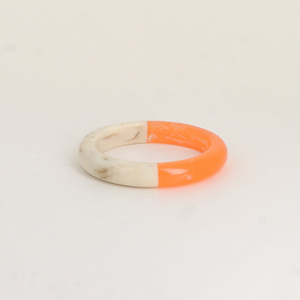 Isorya Cuff - thin - two-tone resin