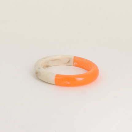 Isorya Cuff - thin - two-tone resin