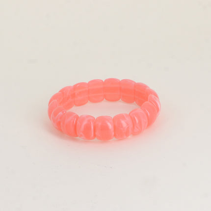 Bracelet élastique Olivia - perles en résine