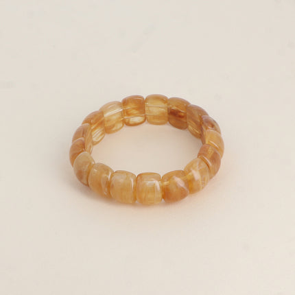 Bracelet élastique Olivia - perles en résine