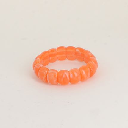 Bracelet élastique Olivia - perles en résine