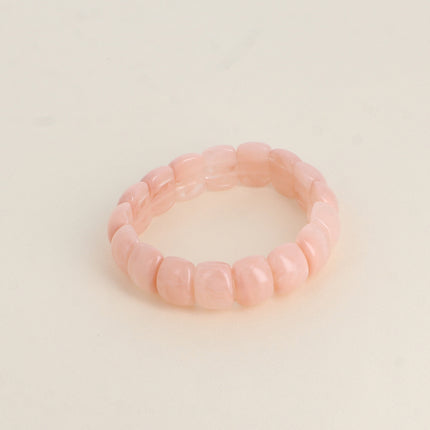 Bracelet élastique Olivia - perles en résine