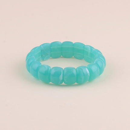 Bracelet élastique Olivia - perles en résine