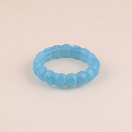 Bracelet élastique Olivia - perles en résine