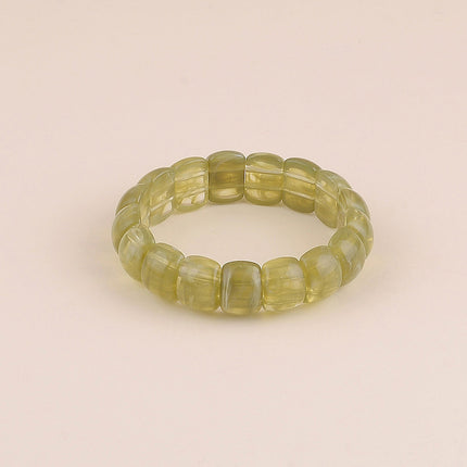 Bracelet élastique Olivia - perles en résine
