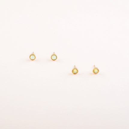 Boucles puces ornées de cristaux Swarovski®