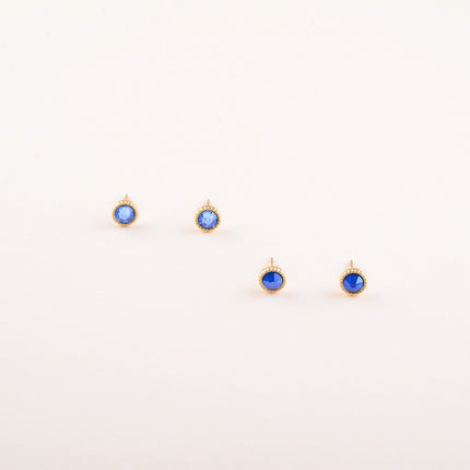 Boucles puces ornées de cristaux Swarovski®