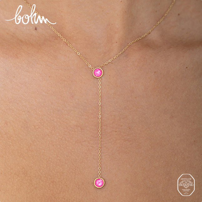 Collier Y - orné de cristaux Swarovski®