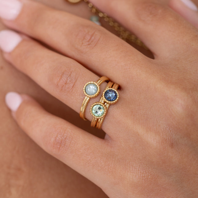 Bague - ornée de cristaux Swarovski®