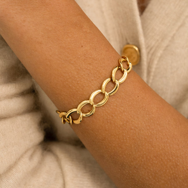 Bracelet - maillons ovales