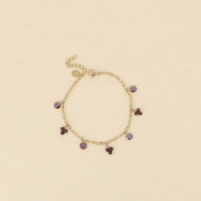 Bracelet Soly - pierres naturelles et orné de cristaux Swarovski® PP20