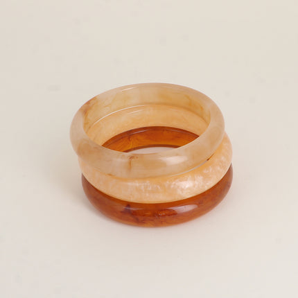 Terra - Set of 3 resin bangles