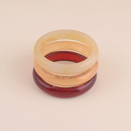 Terra - Set of 3 resin bangles