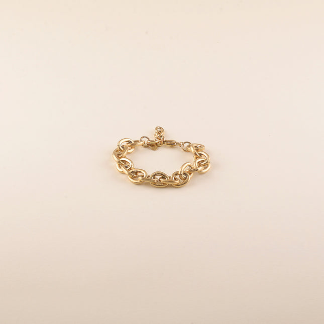 Bracelet - maillons effet brossé