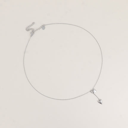 Collier Y - deux coeurs