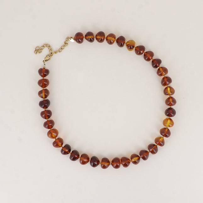 Collier - perles en résine