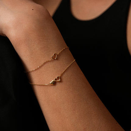 Bracelet Velya - petit coeur ajouré