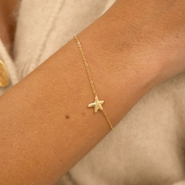 Bracelet - pendentif étoile de mer