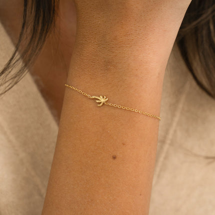 Bracelet - small palm tree pendant