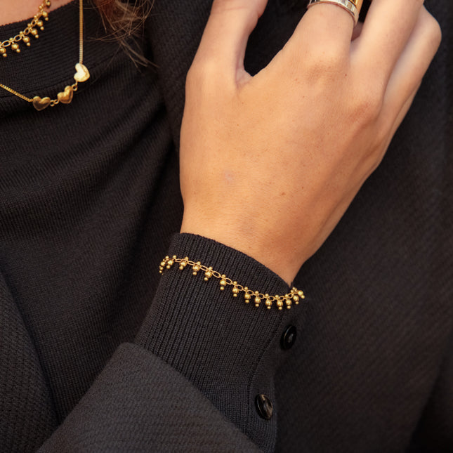 Nélisse Bracelet - dangling bead charms