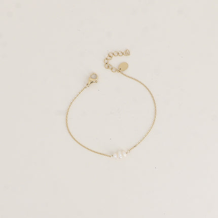 Bracelet - 3 perles d'eau douce