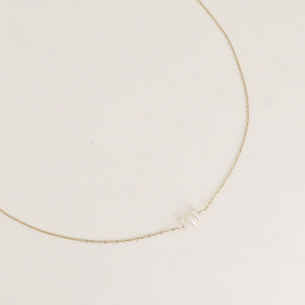Collier - 3 perles d'eau douce
