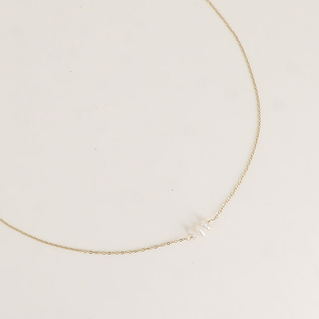 Collier - 3 perles d'eau douce