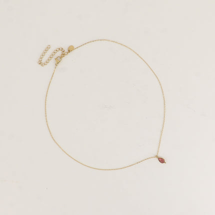 Collier - pendentif cristal goutte