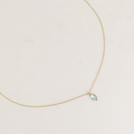 Collier - pendentif cristal goutte