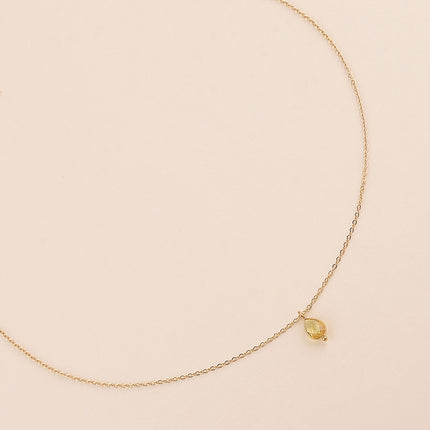 Collier - pendentif cristal goutte