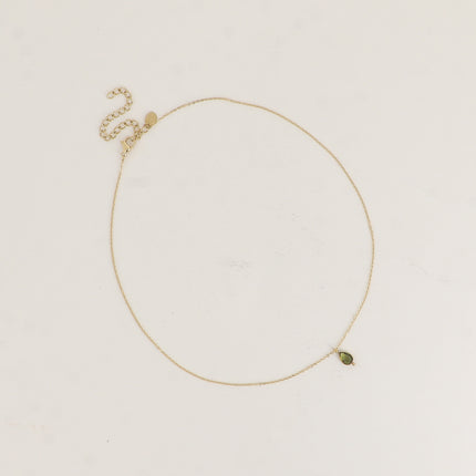 Collier - pendentif cristal goutte