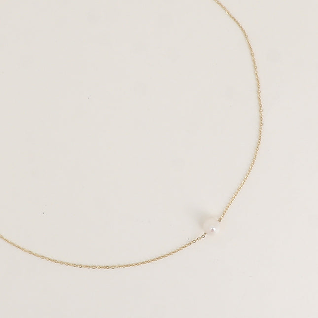 Collier - pendentif en perle d'eau douce