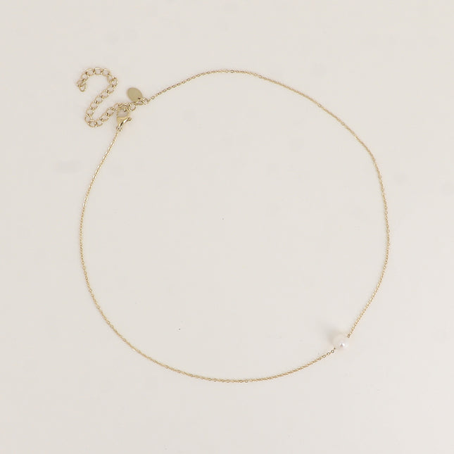 Collier - pendentif en perle d'eau douce