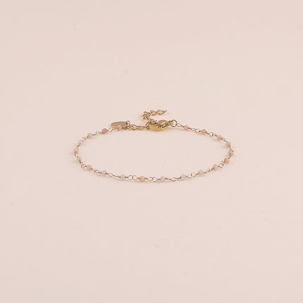 Bracelet fin - petites pierres naturelles