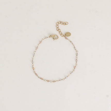 Bracelet fin - petites pierres naturelles