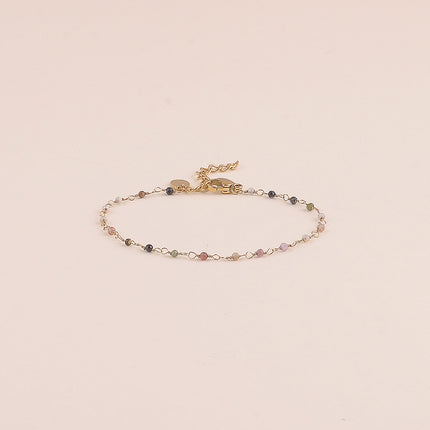 Bracelet fin - petites pierres naturelles