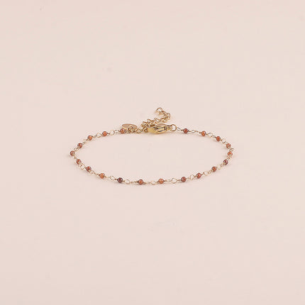 Bracelet fin - petites pierres naturelles