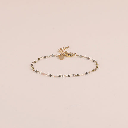 Bracelet fin - petites pierres naturelles