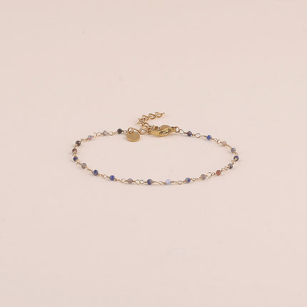 Bracelet fin - petites pierres naturelles