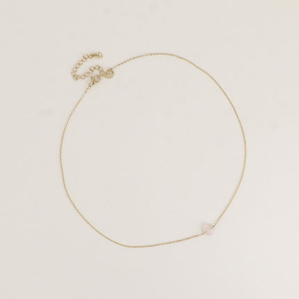 Collier - pendentif trèfle en pierre naturelle