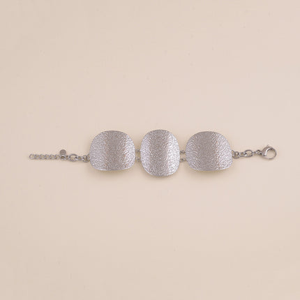 Bracelet - 3 pièces incurvées texturées