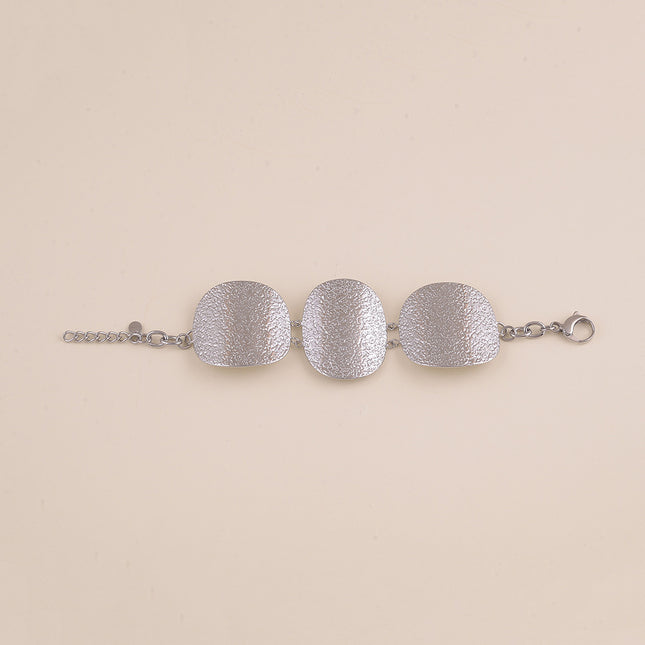 Bracelet - 3 pièces incurvées texturées