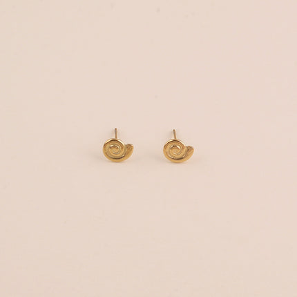 Boucles puces - coquillage escargot