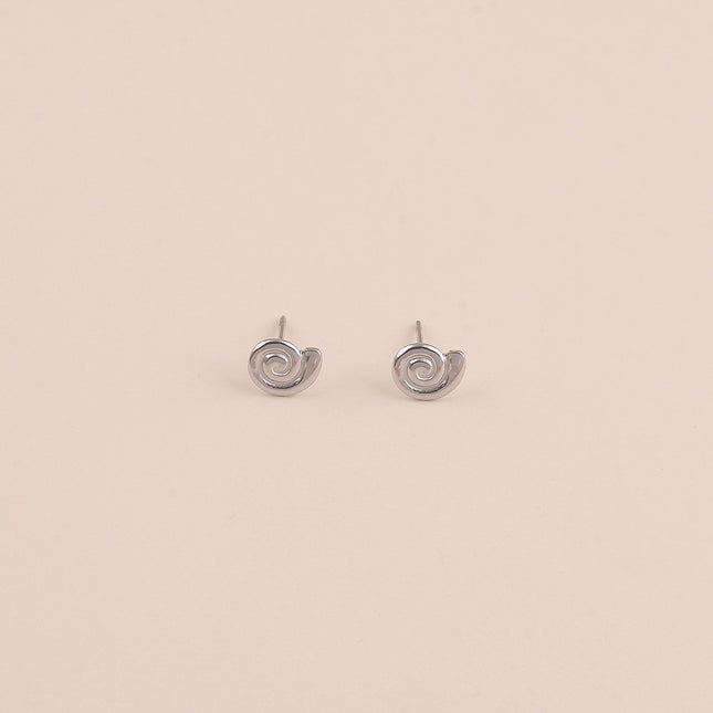 Boucles puces - coquillage escargot